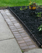 EcoBorder Curb landscape edging in a customer's yard