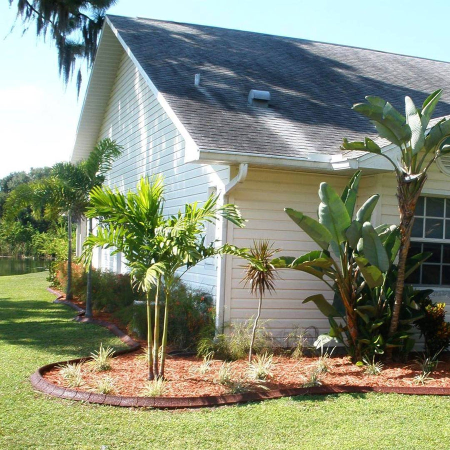 EcoBorder Curb landscape edging in a customer's yard