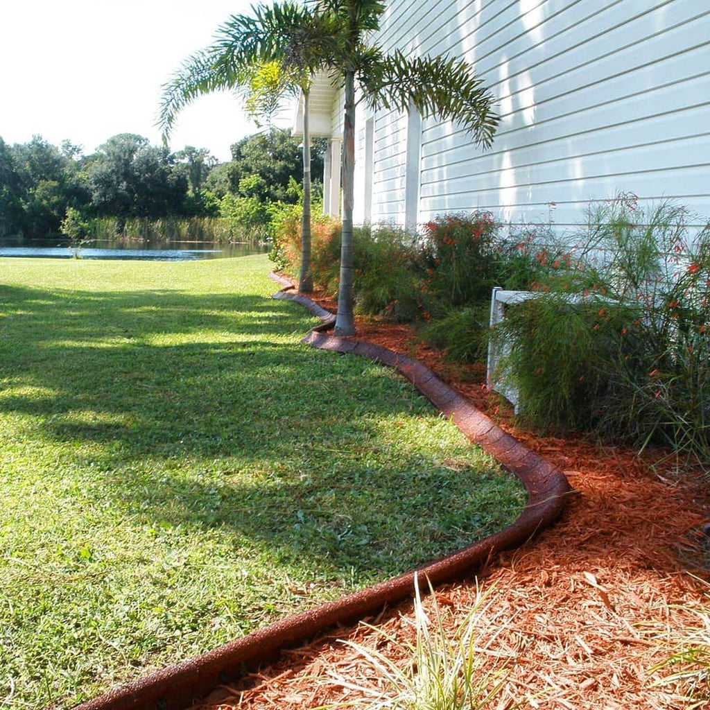 EcoBorder Curb landscape edging in a customer's yard